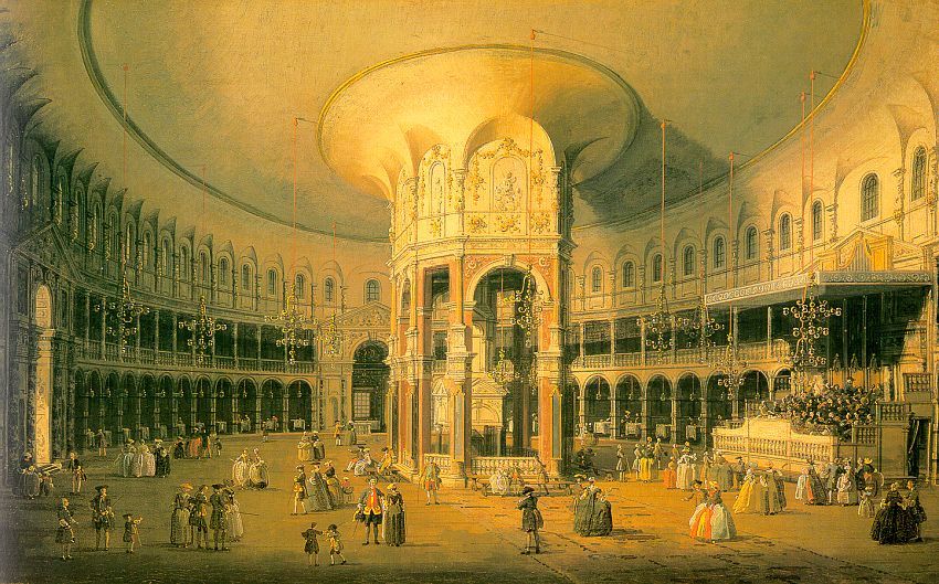 London- Ranelagh, the Interior of the Rotunda