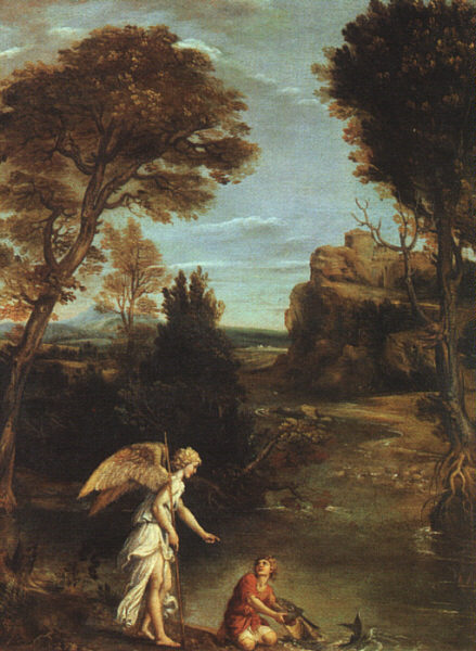 Landscape with Tobias Laying Hold of the Fish