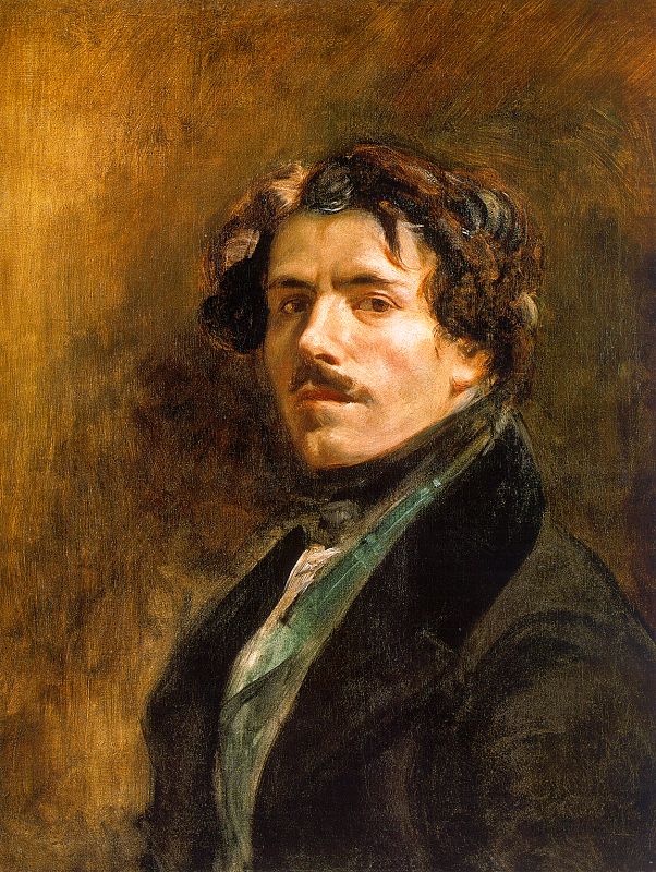 Delacroix:  Self-Portrait