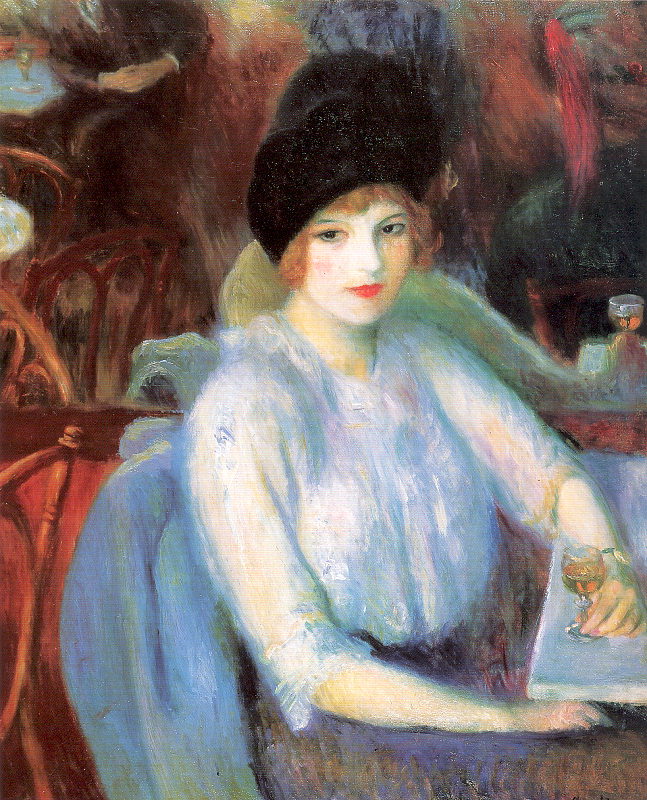 Caf&eacute; Lafayette (Portrait of Kay Laurel)