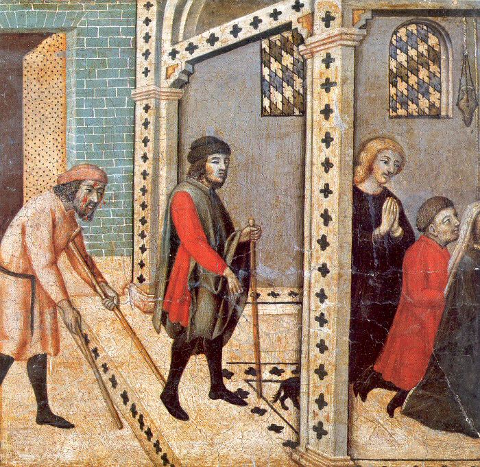 Scenes from the Life of St. Peter the Martyr: The Blind and Lame Pray at the Saint's Tomb