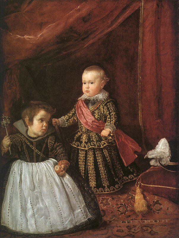 Prince Balthasar Carlos with a Dwarf